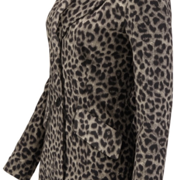 CAbi Jungle Jacket size 12 3373 Leopard Print Blazer - Picture 4 of 4